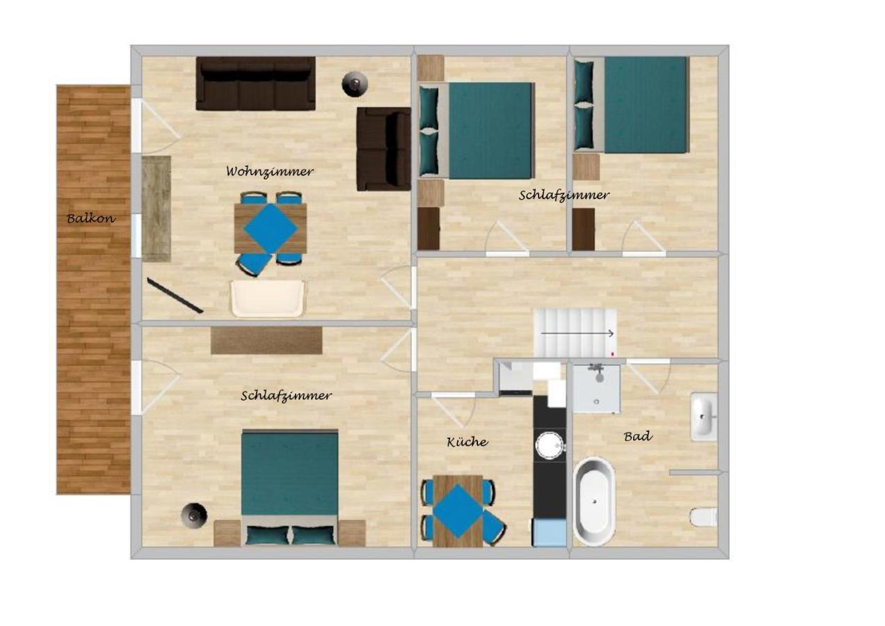 Apartments Donebauer 于伯塞 外观 照片